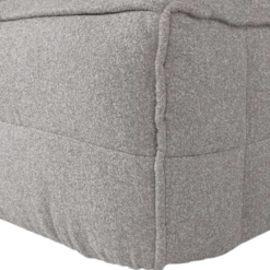 Cluster hocker boucle warm grijs