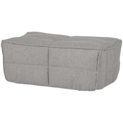 Cluster hocker boucle warm grijs
