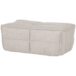 Cluster hocker boucle zand beige