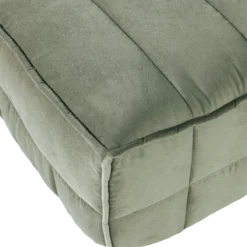 Cluster hocker velvet pistache groen