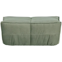 Cluster hocker velvet pistache groen