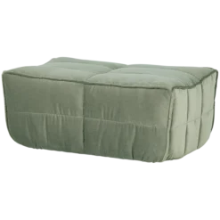 Cluster hocker velvet pistache groen