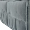 Cluster hocker velvet turquoise blauw