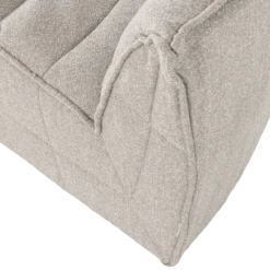 Cluster hoekelement boucle zand beige