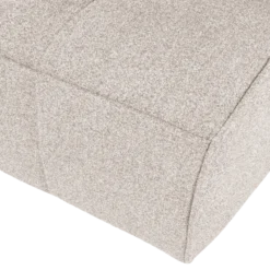 Cluster 3-zits bank boucle zand beige