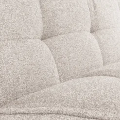 Cluster 3-zits bank boucle zand beige