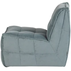 Cluster 1-zits element velvet turquoise blauw
