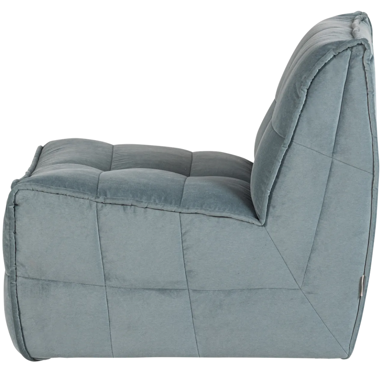 Cluster 1-zits element velvet turquoise blauw