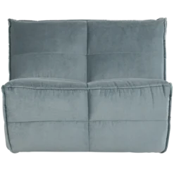 Cluster 1-zits element velvet turquoise blauw