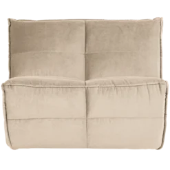 Cluster 1-zits element velvet zacht beige