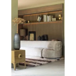 Combi-popular: bankje + fauteuils naturel