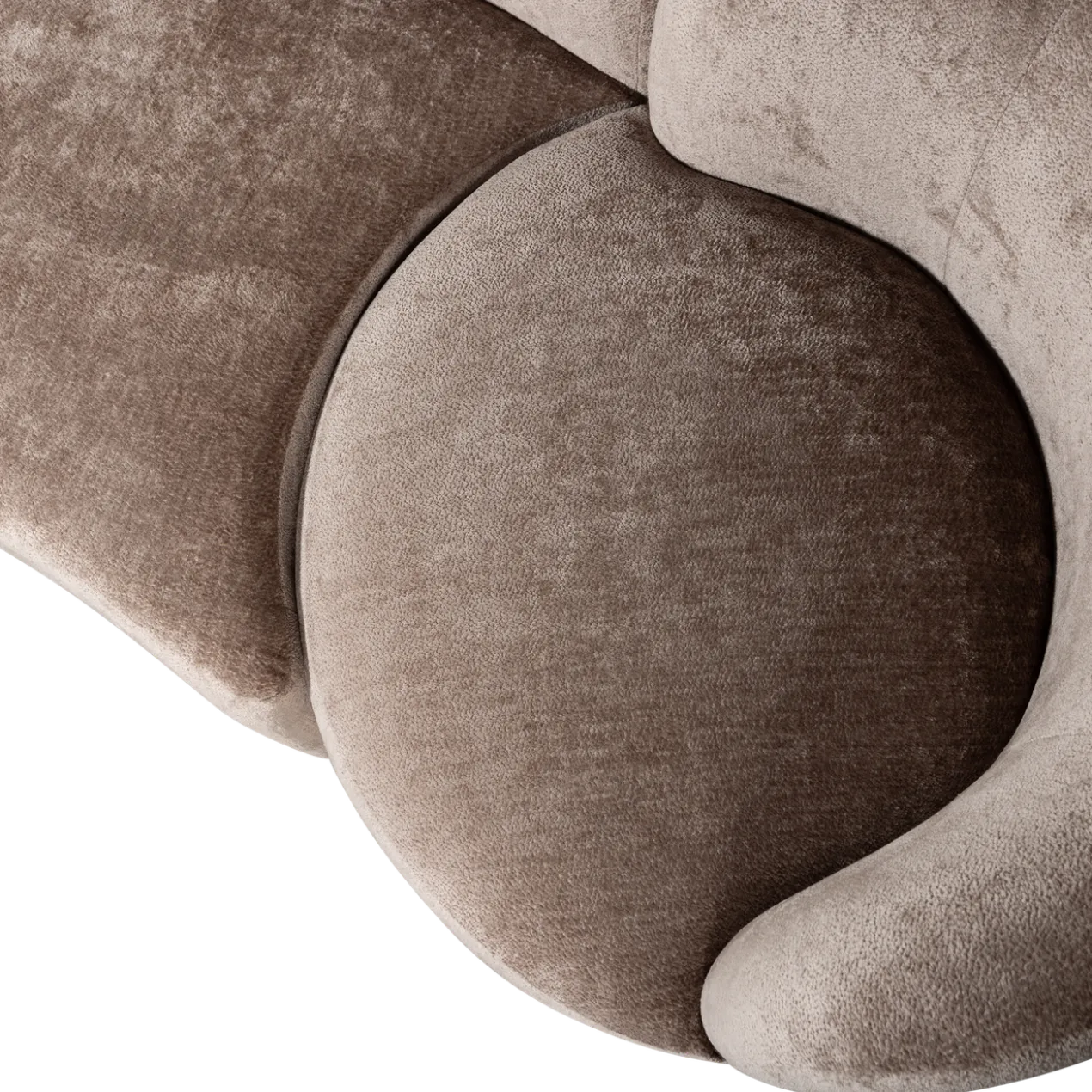 Combi-popular: bankje + fauteuils taupe