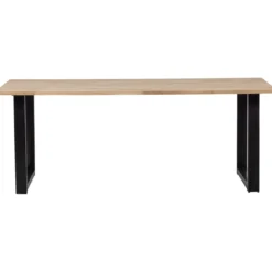 Combi-tablo: eiken 220x90 & u-poot [fsc]