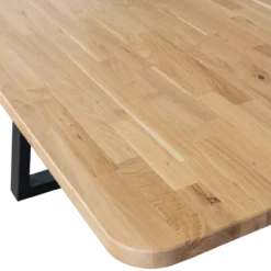 Combi-tablo: xl tafelblad eiken 240x100 & drenthe poot [fsc]