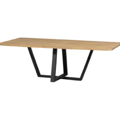 Combi-tablo: xl tafelblad eiken 240x100 & drenthe poot [fsc]
