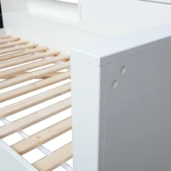 Connect hoekbed grenen wit [fsc]