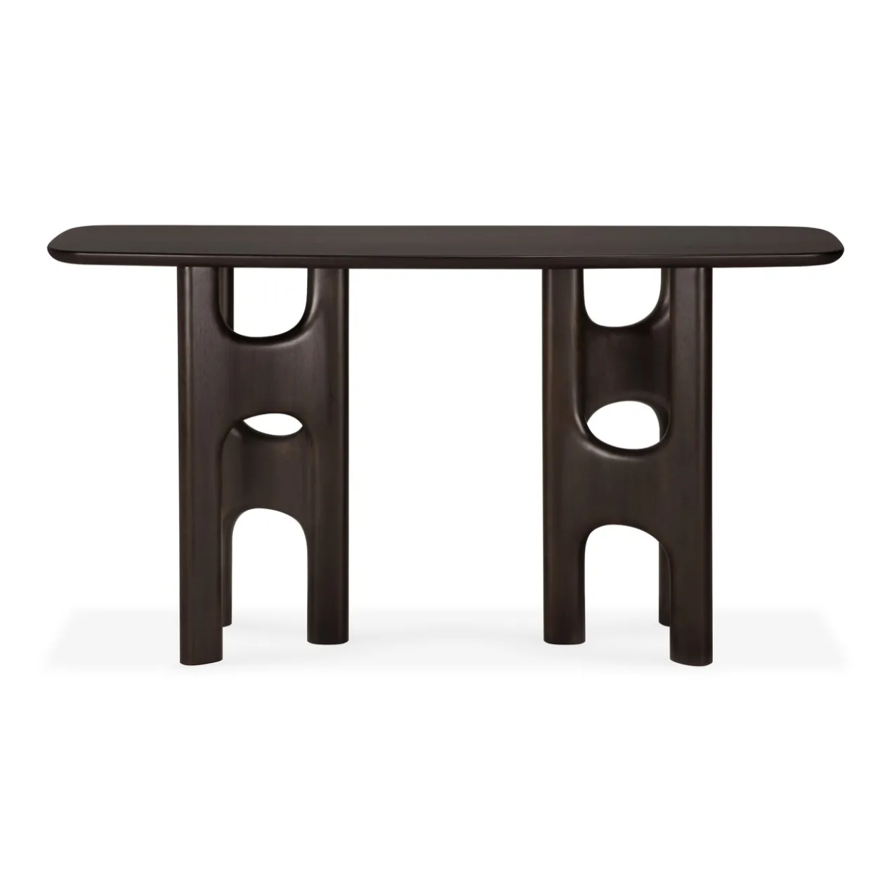 Console Flow mahonie rose brown 150x40 cm