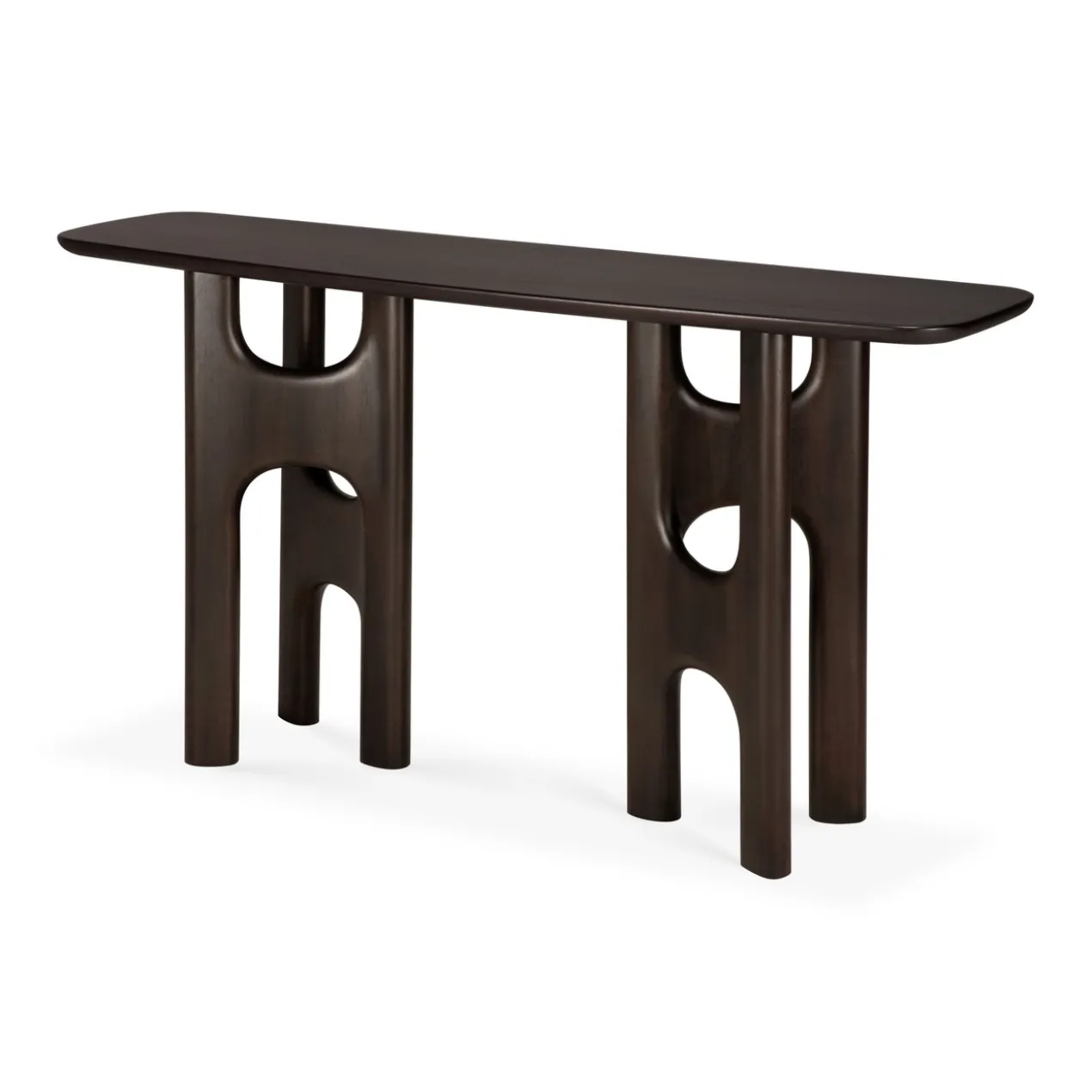 Console Flow mahonie rose brown 150x40 cm