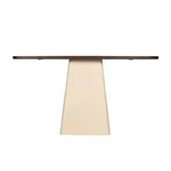 Console Milan hout 140 cm beige