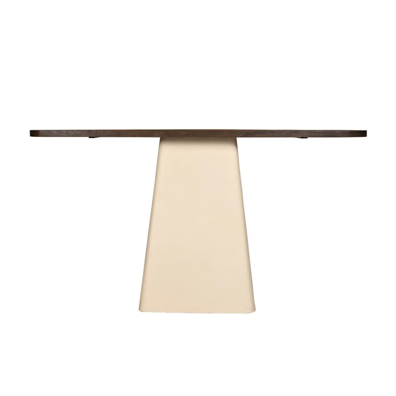 Console Milan hout 140 cm beige