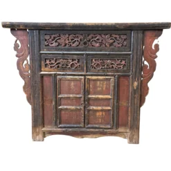 Console snijwerk naturel uniek