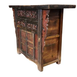 Console snijwerk naturel uniek