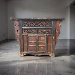Console snijwerk naturel uniek