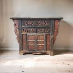 Console snijwerk naturel uniek