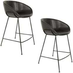 Counter kruk feston zwart