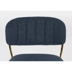 Counter kruk jolien goud/donker blauw