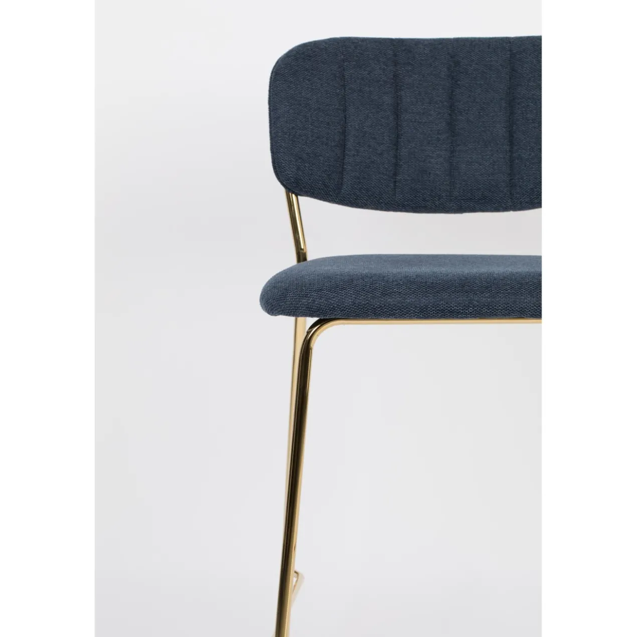 Counter kruk jolien goud/donker blauw