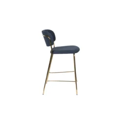 Counter kruk jolien goud/donker blauw