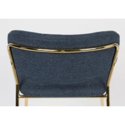 Counter kruk jolien goud/donker blauw