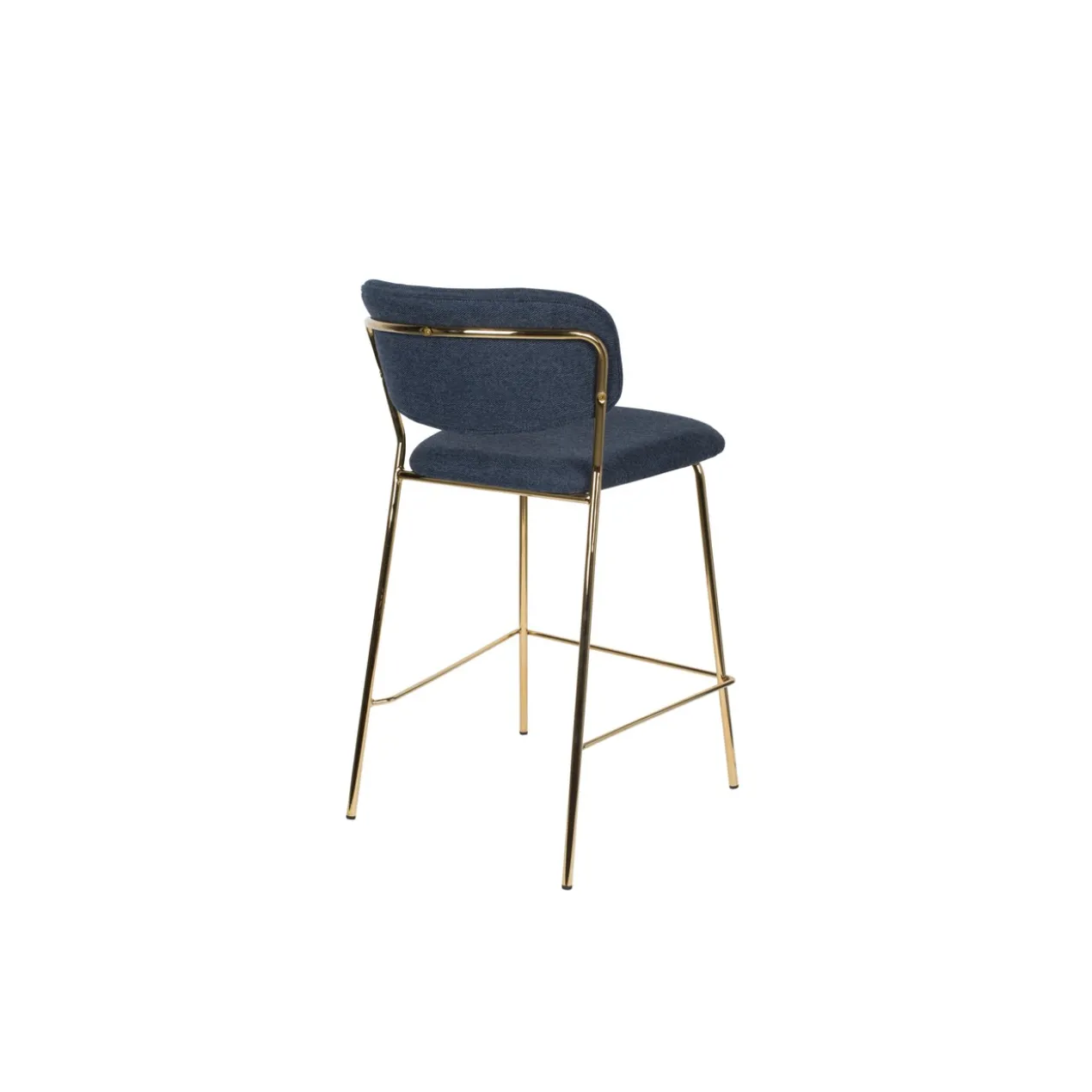 Counter kruk jolien goud/donker blauw