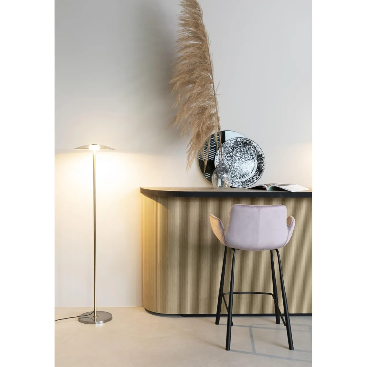Counter stool brit pink