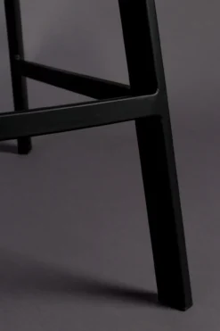 Counter stool franky velvet grey