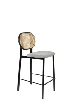 Counter stool spike natural/grey