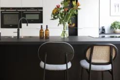 Counter stool spike natural/grey