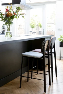 Counter stool spike natural/grey