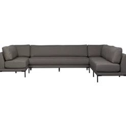 Couple eetbank element 100 cm grijs