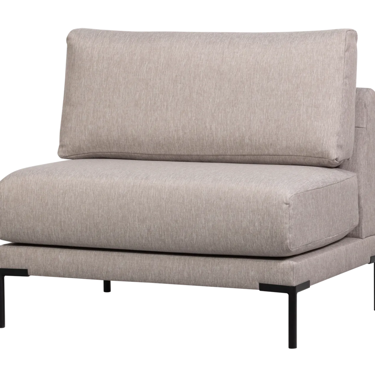 Couple eetbank element 100 cm naturel