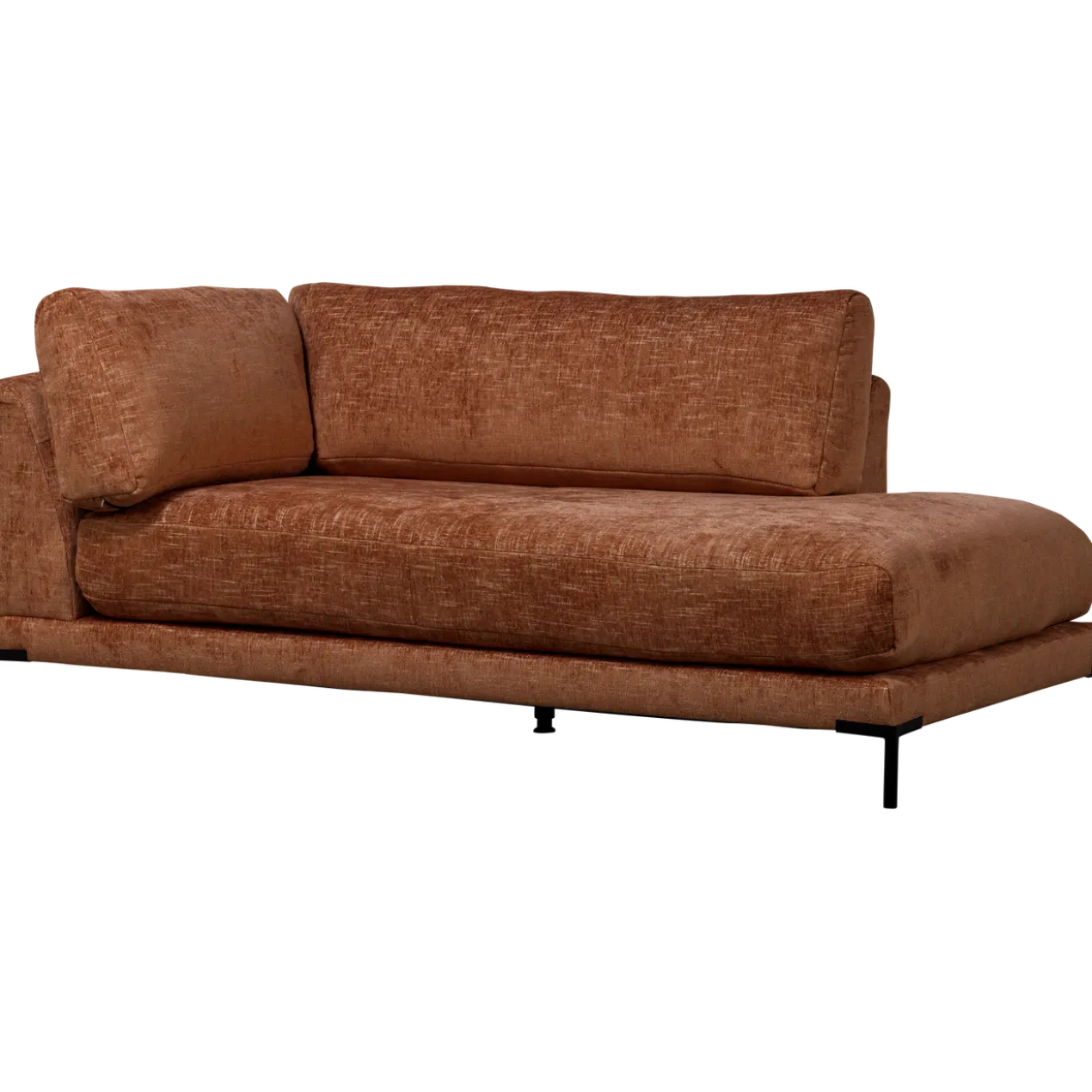 Couple lounge element links roest melange