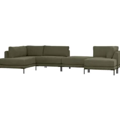 Couple lounge element links warm groen