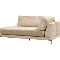 Couple lounge element rechts naturel melange