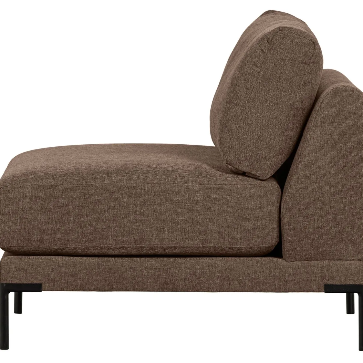 Couple loveseat element chocolade bruin