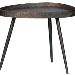 Crude bijzettafels antique brons - set van 2
