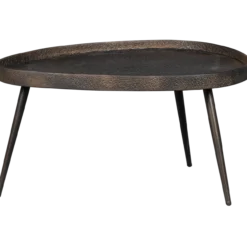 Crude bijzettafels antique brons - set van 2