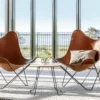 Cuero Design - Mariposa Chair pampas leer Mariposa Chair - chocolate