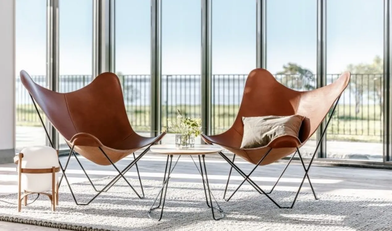 Cuero Design - Mariposa Chair pampas leer Mariposa Chair - montana