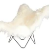Cuero Design - Mariposa Chair schapenvacht Mariposa Chair - wild white